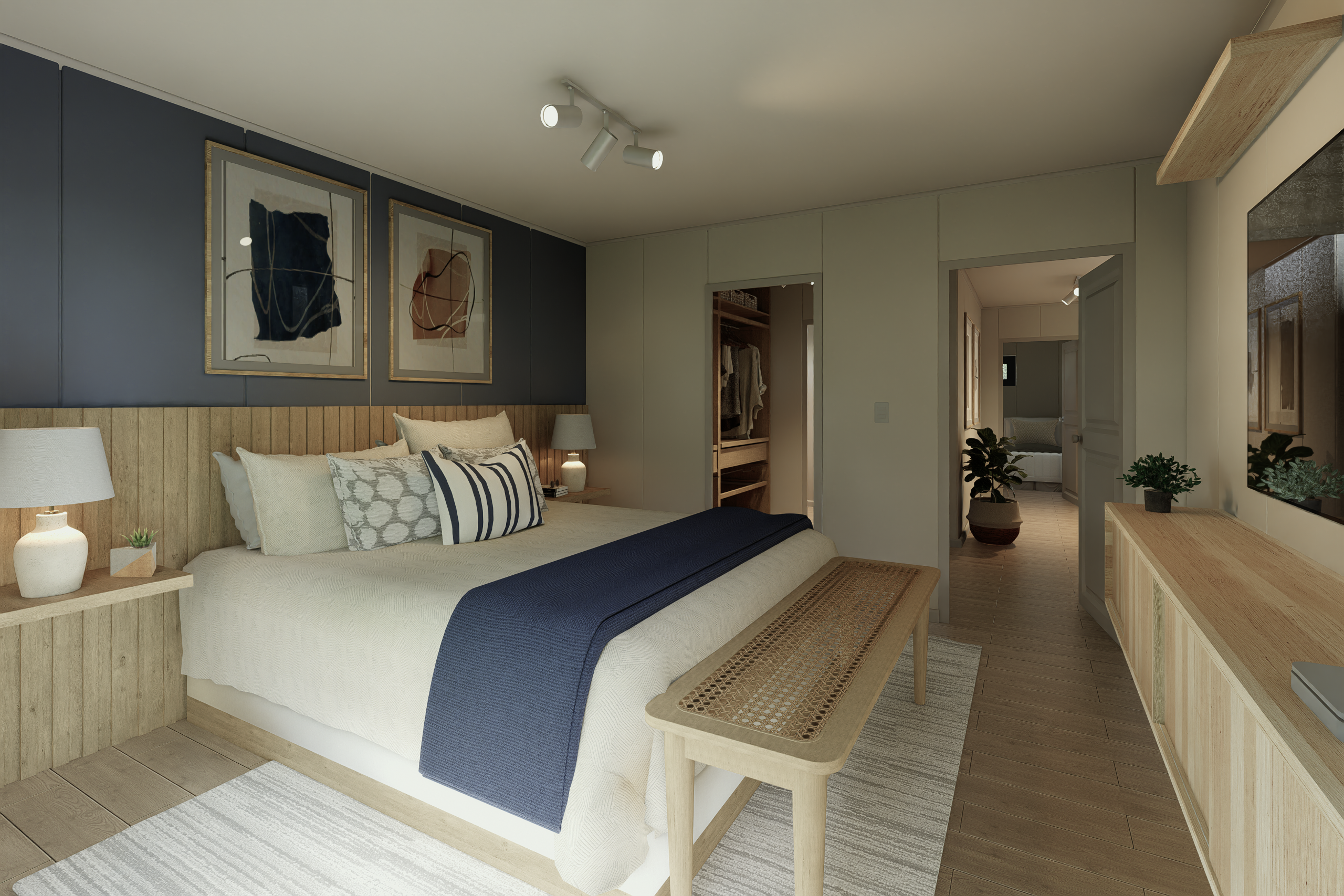 Casa 132m2 - GyS Design_Render Interior 02_Dormitorio (1)
