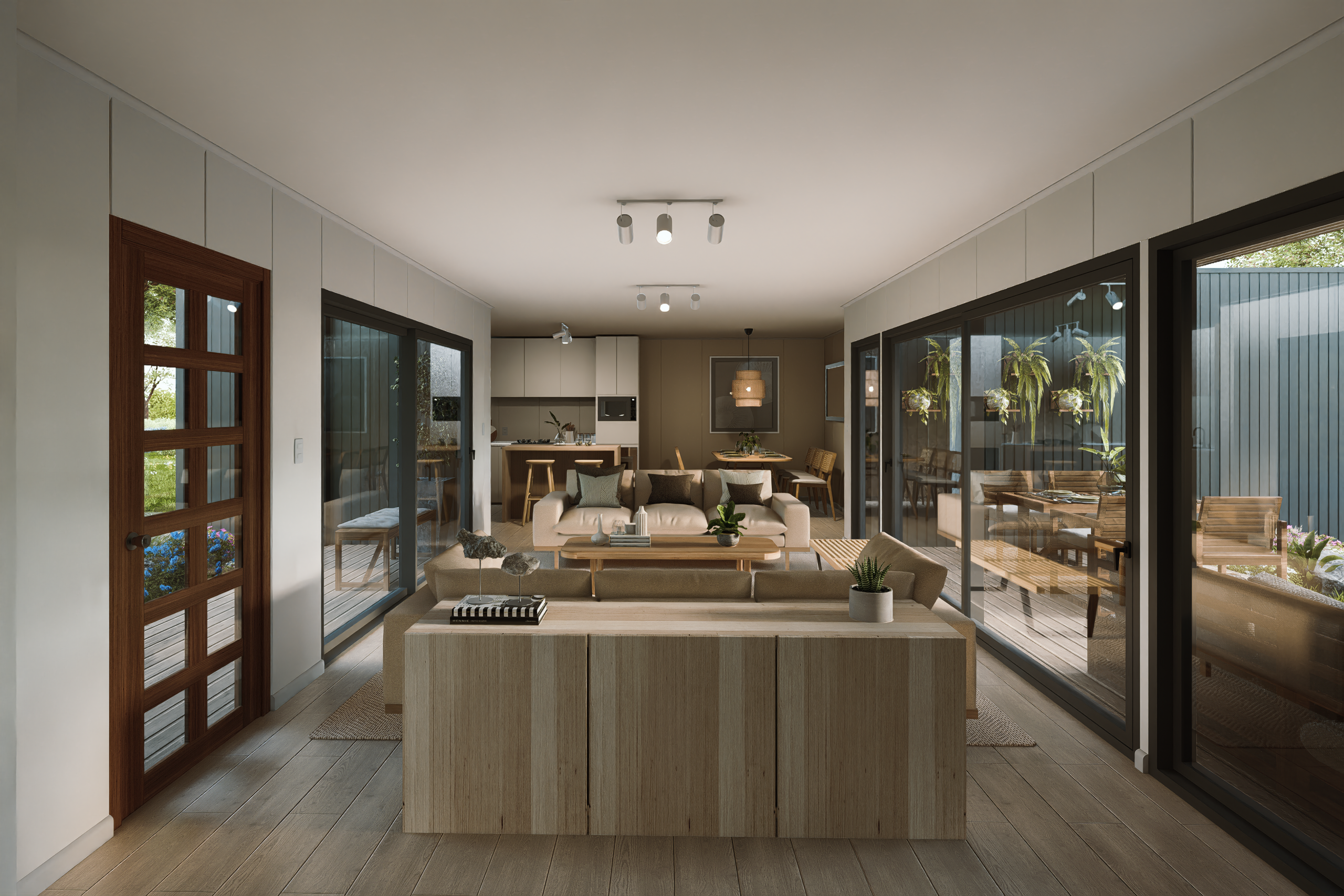 Casa 132m2 - GyS Design_Render Interior 03_Estar