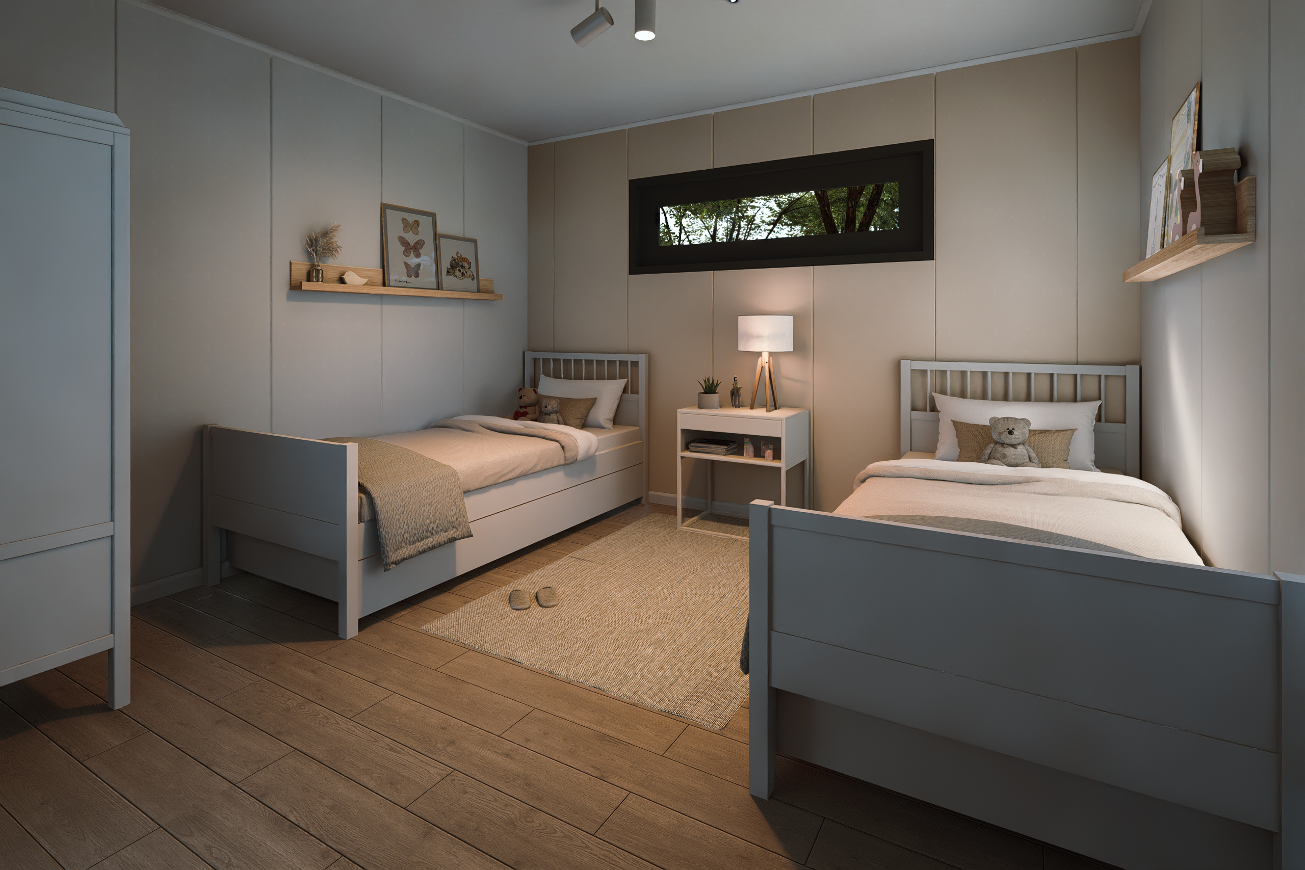 Casa 132m2 - GyS Design_Render Interior 04_Dormitorio 02